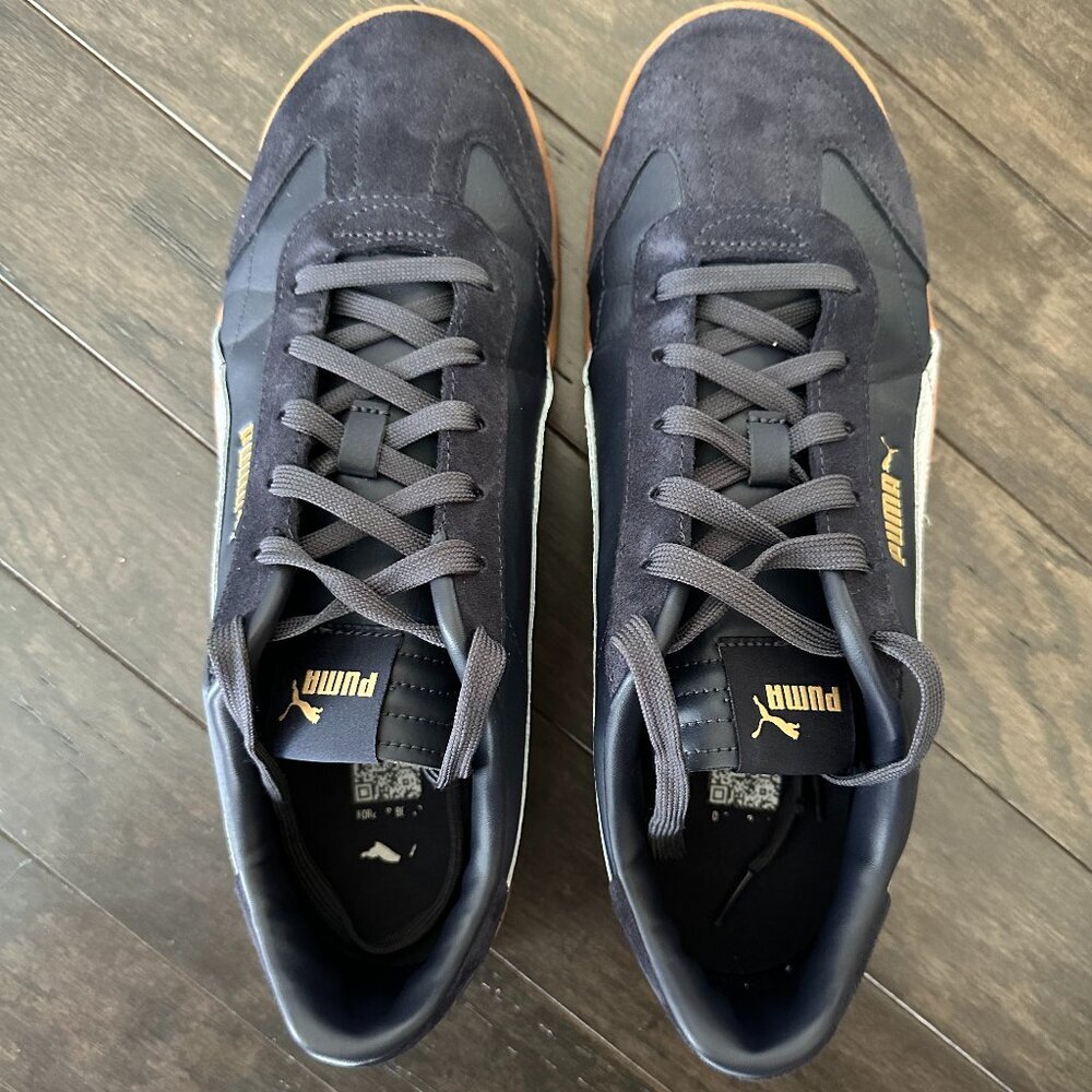 Blue & White Puma Sneakers, US 11 *mark on sole* - Picture 4 of 9